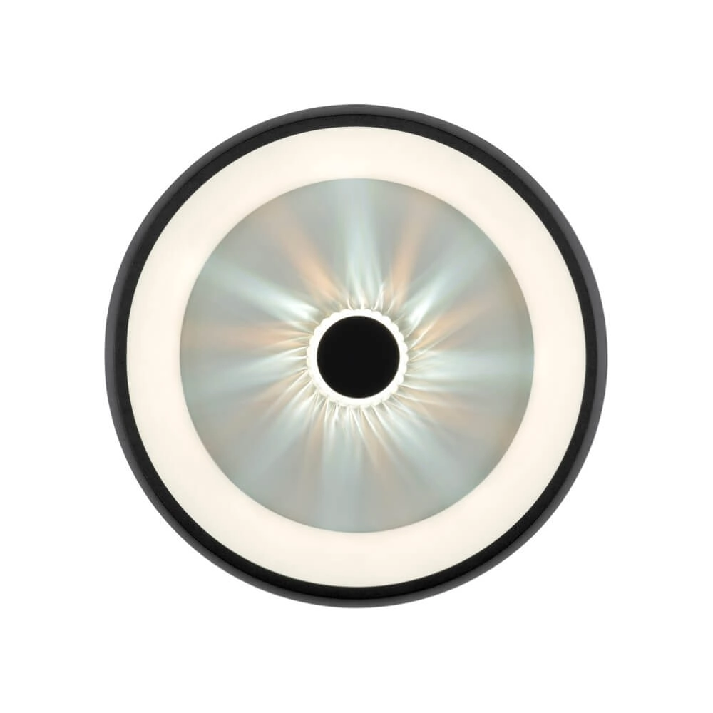 Round ceiling lamp Vertigo black Ø 46,5cm Just Light 4043689994723