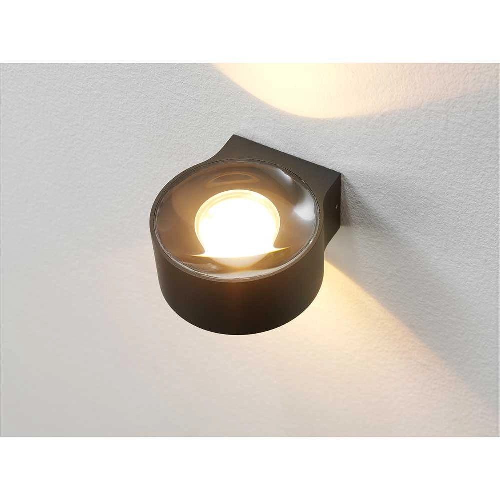 Anthracite wall spot Hudson 11cm - black Artdelight 8719831733712