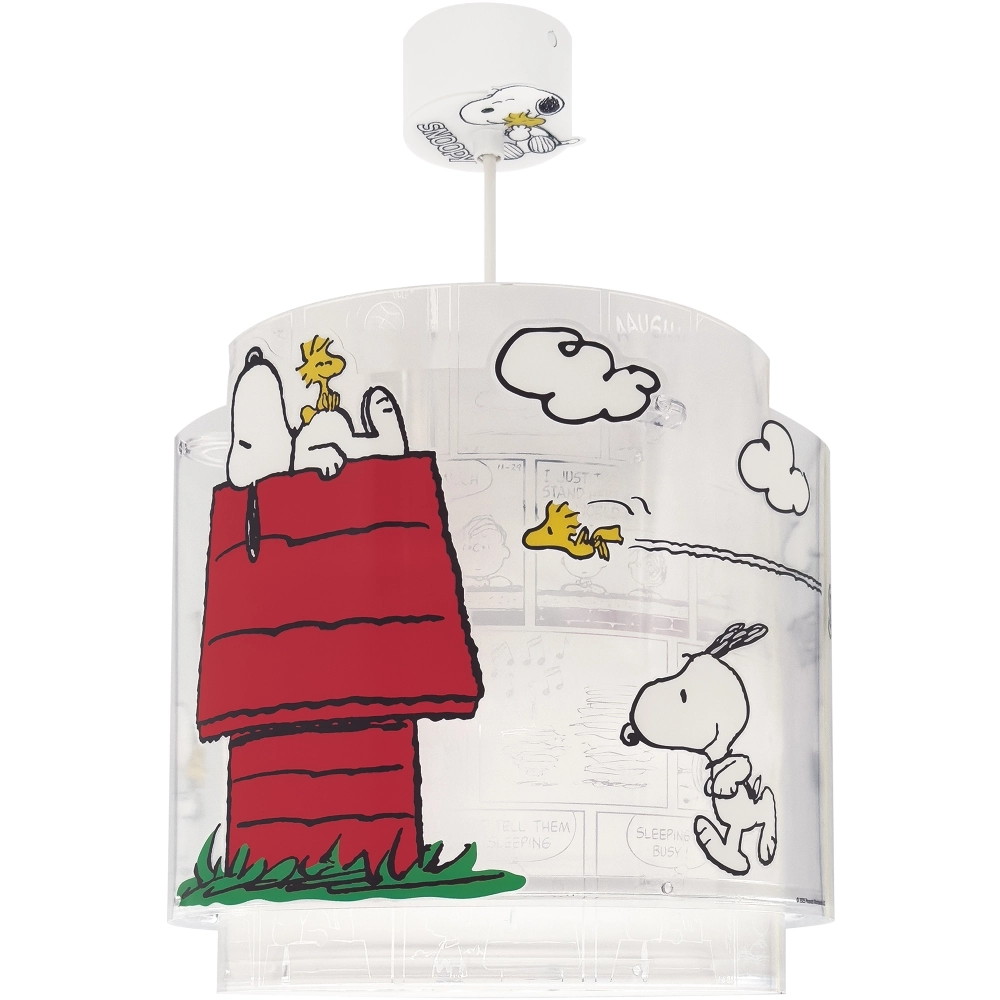 Pendant lamp Snoopy white with red Dalber 8420406763026