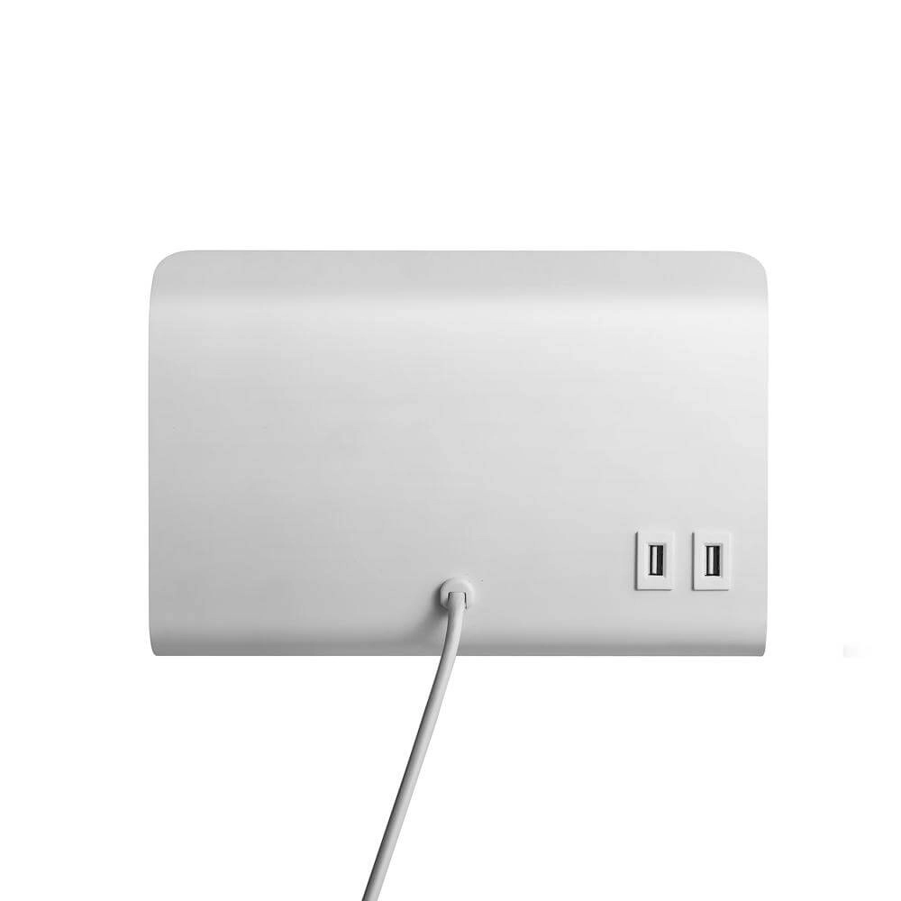 White wall lamp Roomi with USB connection Nordlux 5704924005657