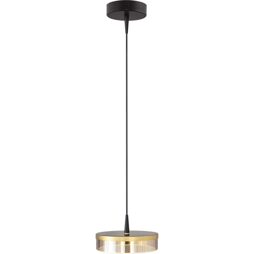 Design pendant lamp Imperia black with gold Ø 16cm