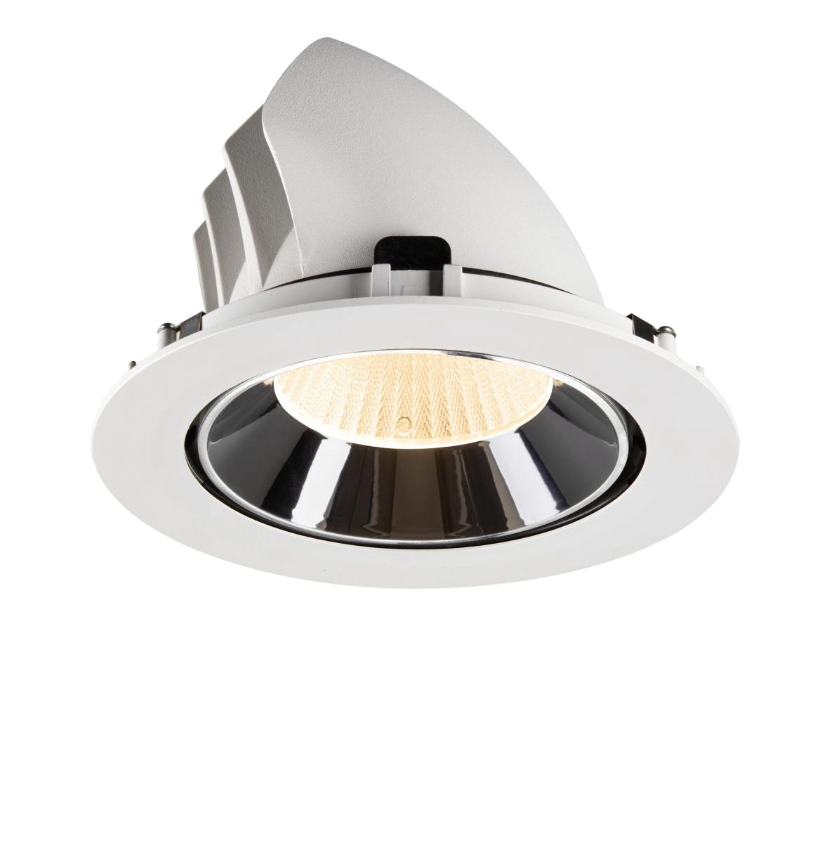 Recessed spotlight Numinos Gimble XL white/chrome 2700K - 40deg SLV 4024163308762