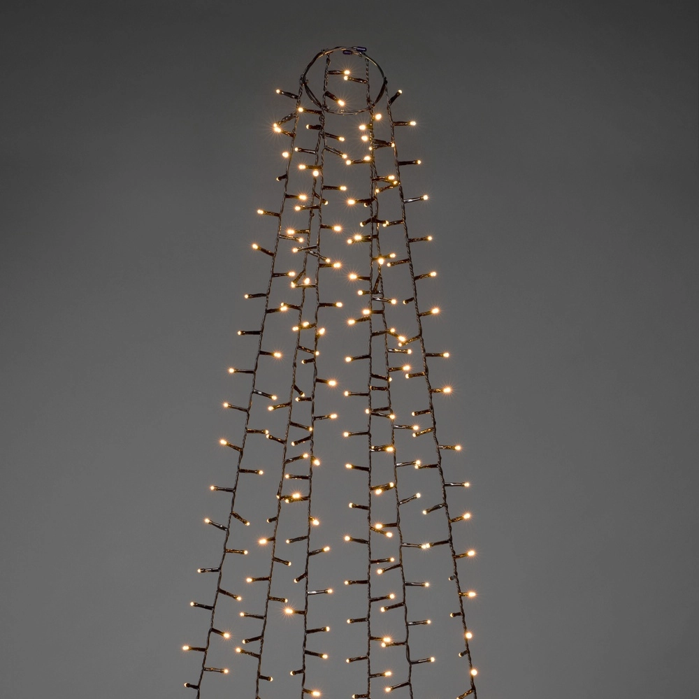 Lighting set 240cm - 6x 110 led - 2100K for Christmas tree