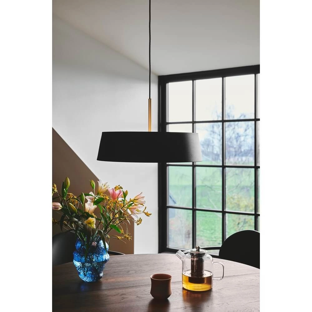 Sleek pendant lamp Clasi black Ø 45cm Nordlux 5704924015939