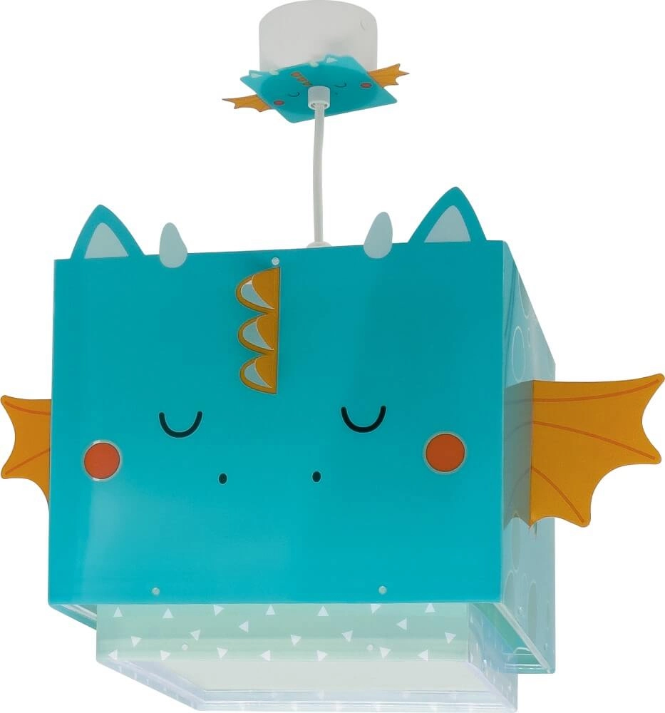 Design hanging lamp Little Dragon blue with white