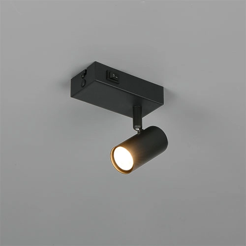 Surface-mounted spotlight adjustable Taryn Black Trio 4017807685510