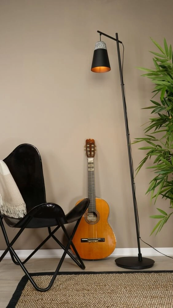 Floor lamp Canterras black Eglo 9002759995478