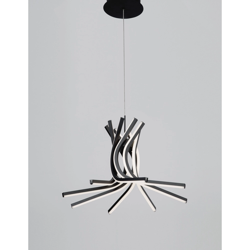 Design pendant lamp Narvi S black Ø 50cm