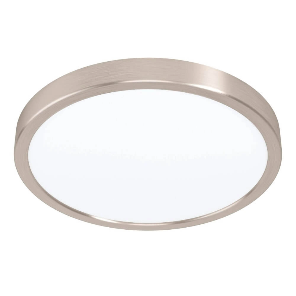 Stainless steel ceiling lamp Fueva 5 Ø 28.5cm