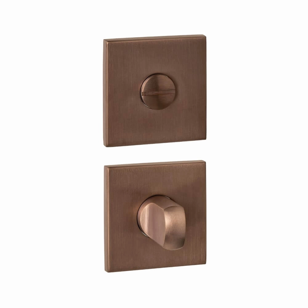 Toilet closure Tira square bronze 53x53mm