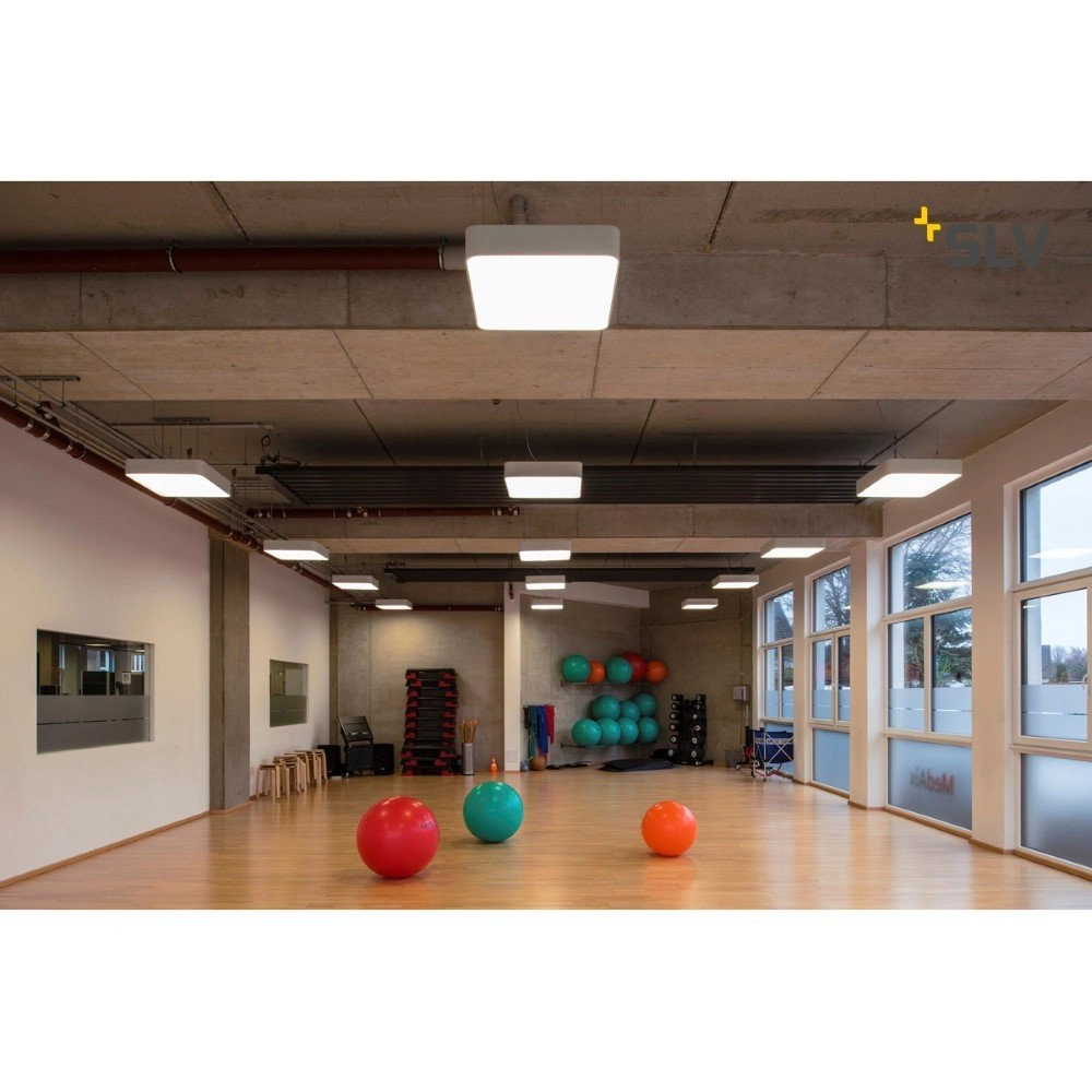 Square pendant lamp Medo Led 60cm white SLV 4024163190183