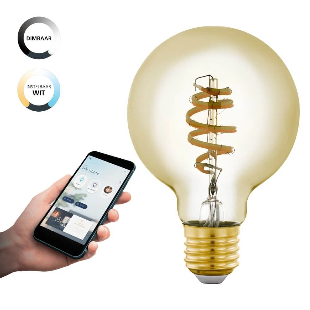 LED lamp bulb Zigbee - E27 - 4.9 watt - 2200-6500K - G80 Eglo 9002759122430