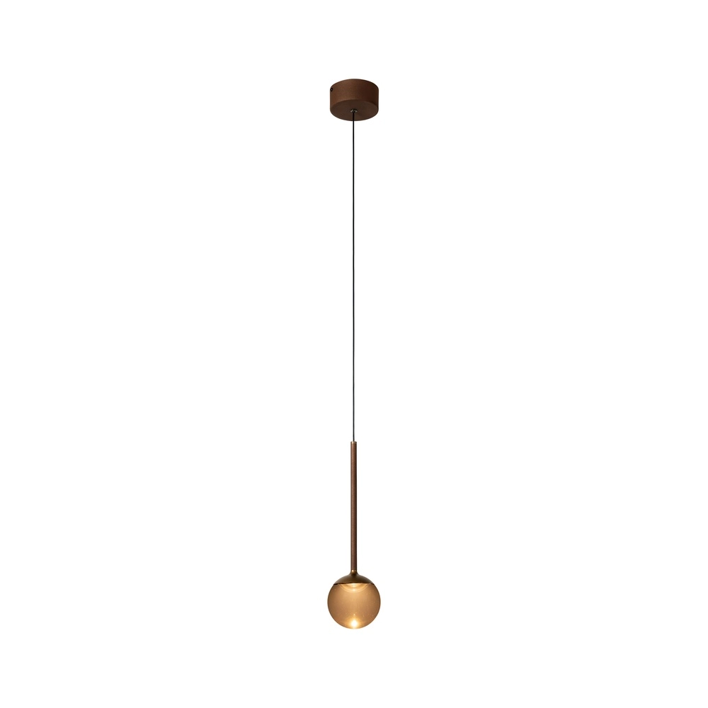 Pendant lamp Calina only with amber ball
