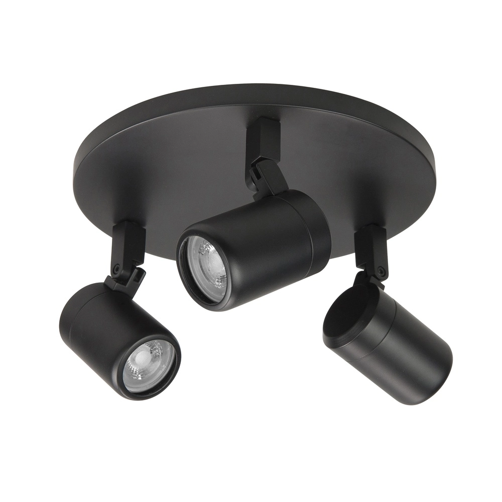 Mockery Rain Black 3-light round