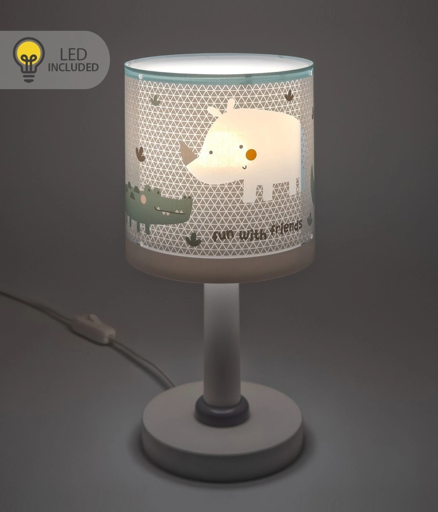 Table lamp Rhino & Croco grey Dalber 8420406002279