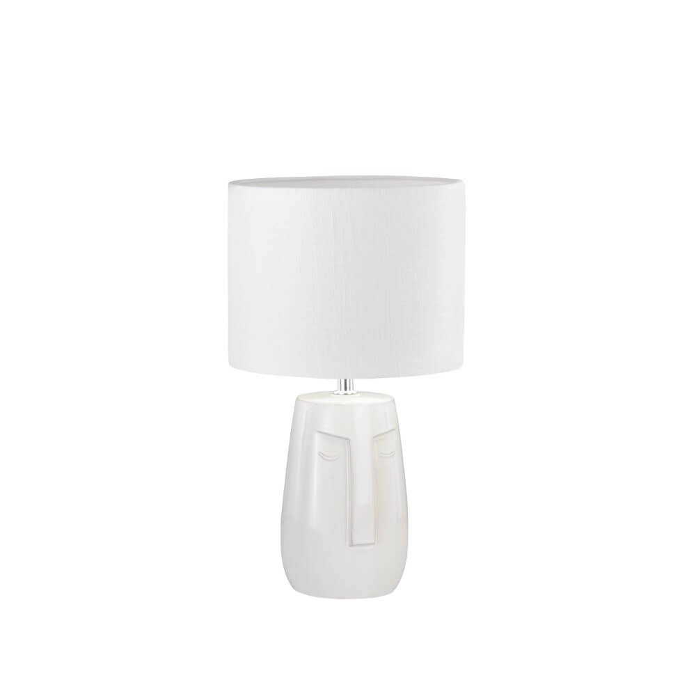 Table lamp Face Ø 22cm white