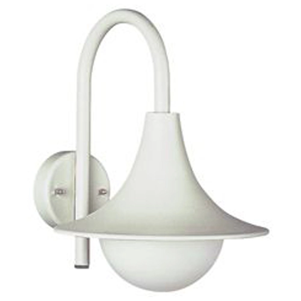 Outdoor wall lamp down Lanor 37cm - white