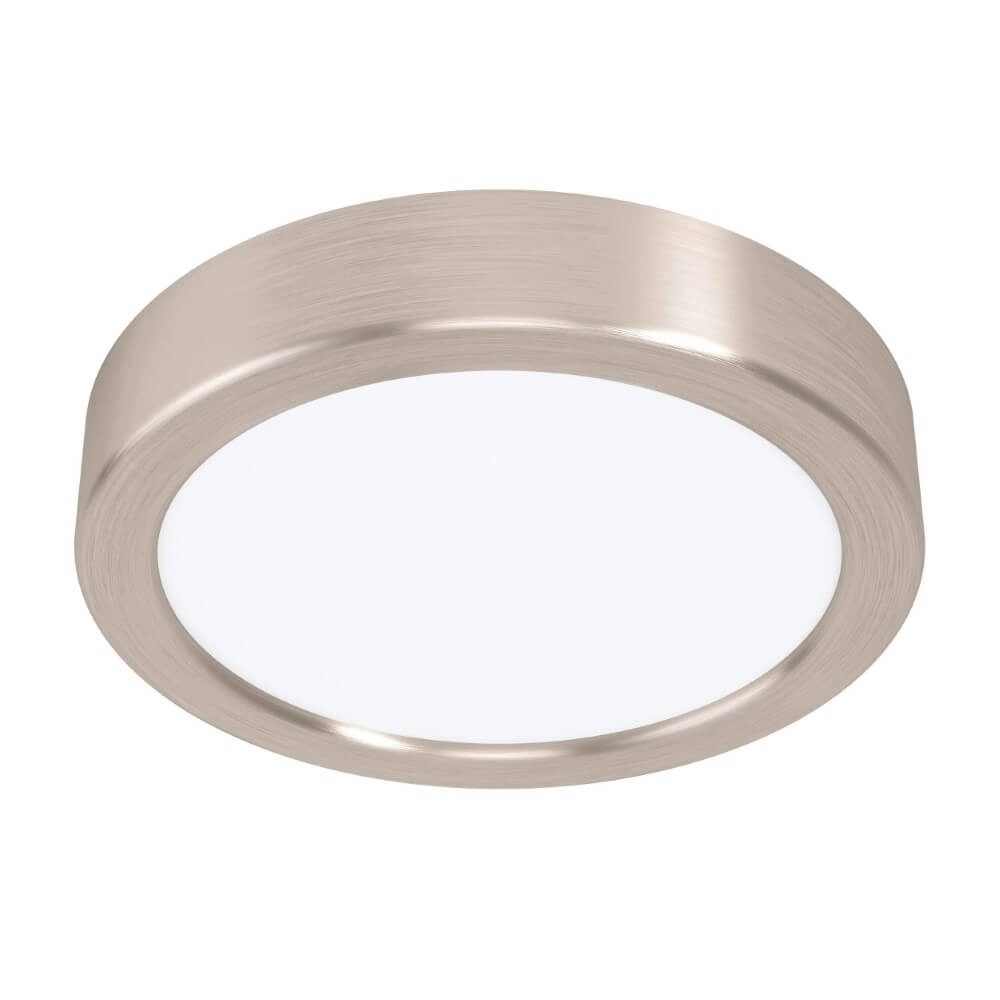 Stainless steel ceiling lamp Fueva 5 Ø 16cm