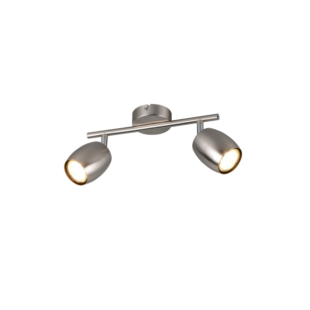 Ceiling lamp Nancy 2-light nickel