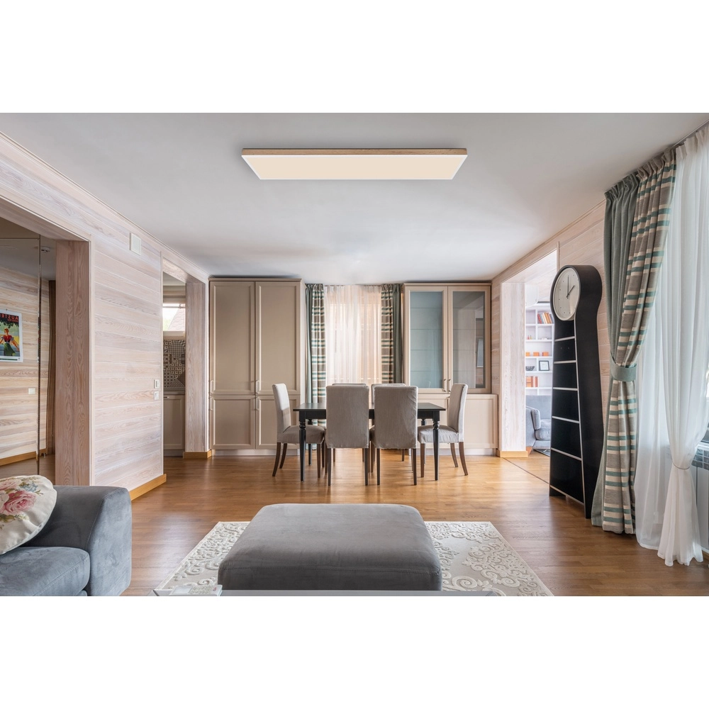 Design ceiling lamp Doro 120cm wood Globo 9007371448166