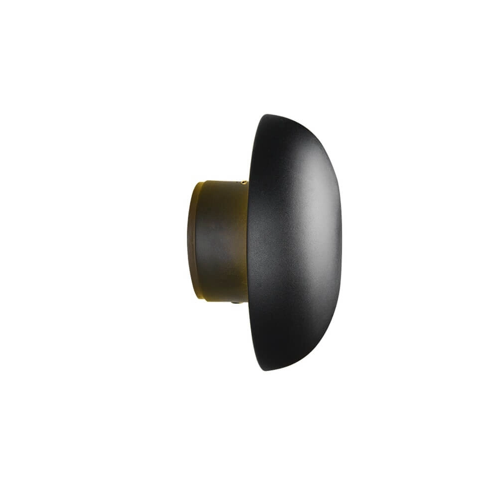 Black wall lamp Davey Ø 15cm Trio 4017807643794