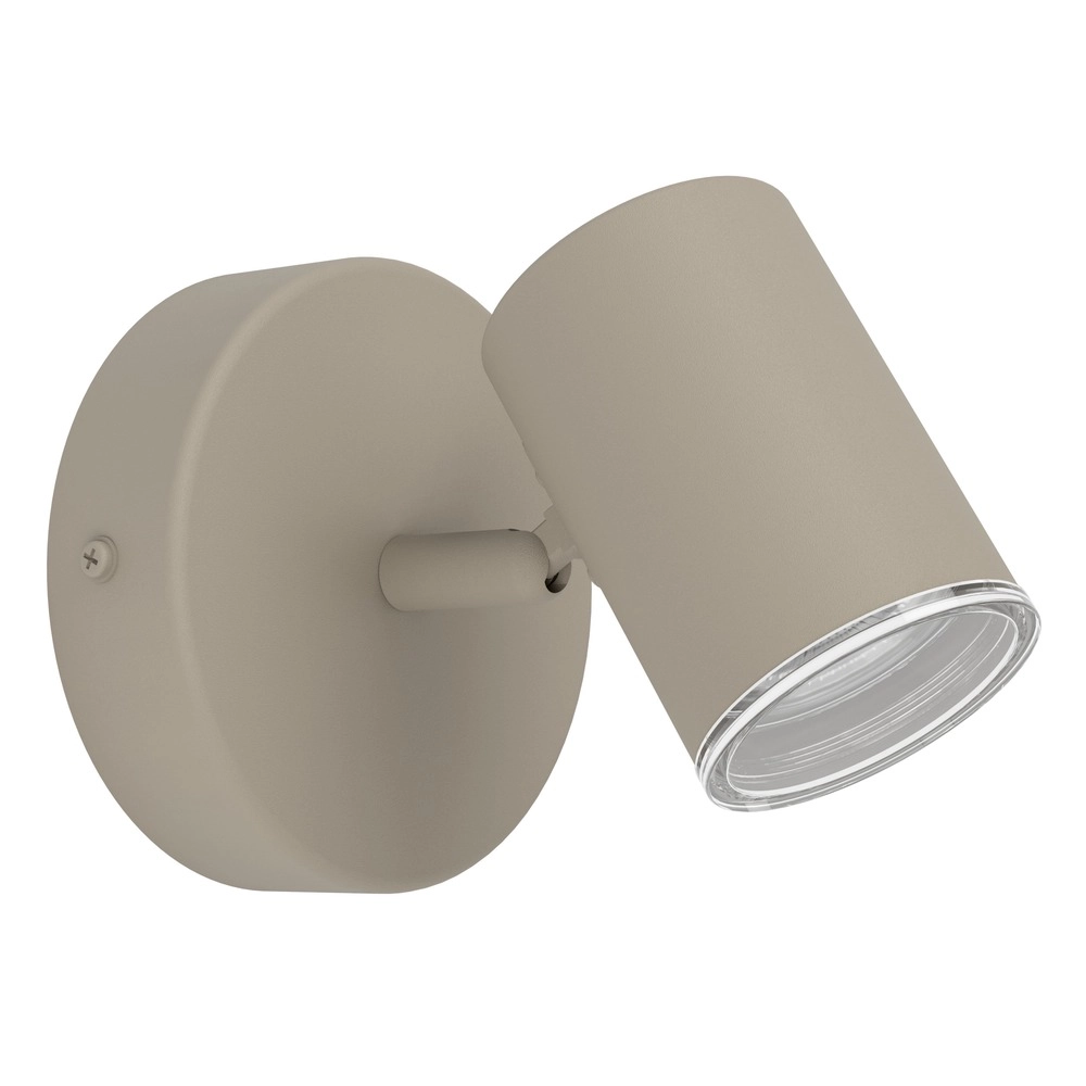 Surface-mounted spot Consuma 1 only sand brown