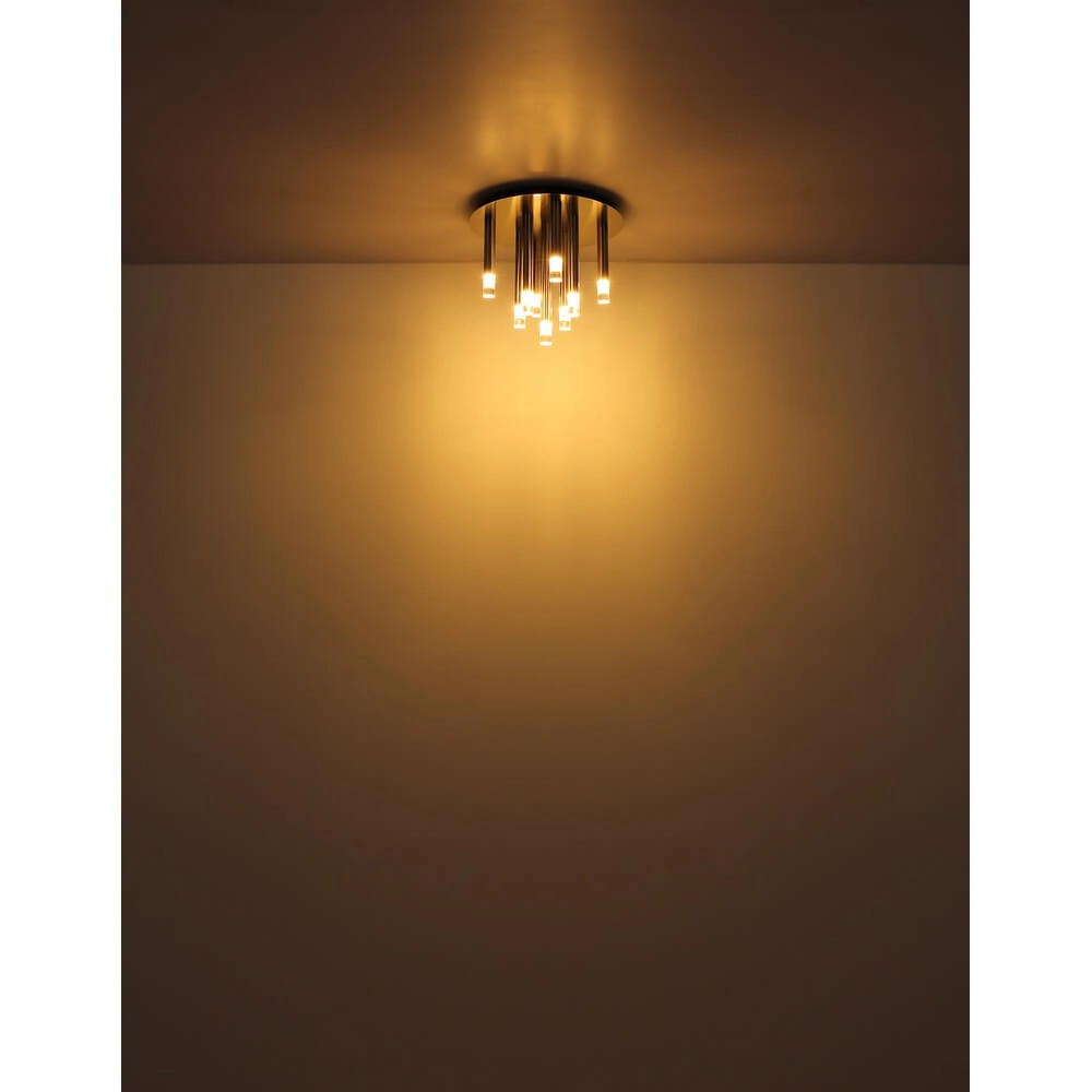 Design pendant lamp Ryan 9-light nickel Globo 9007371478057