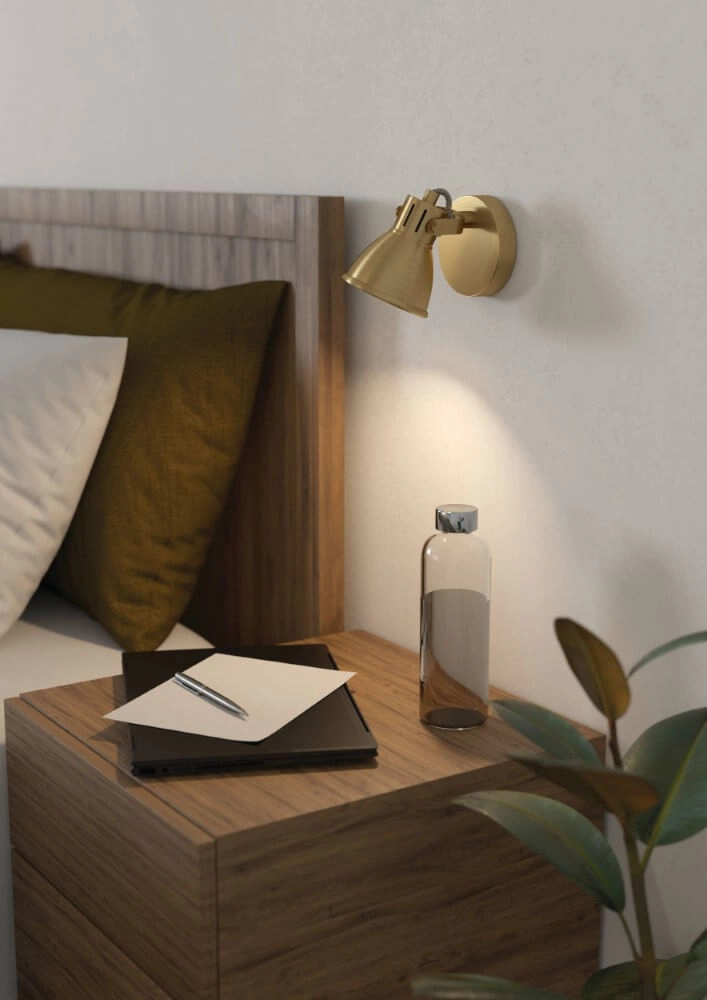 Brass wall lamp Seras Eglo 9008606235643