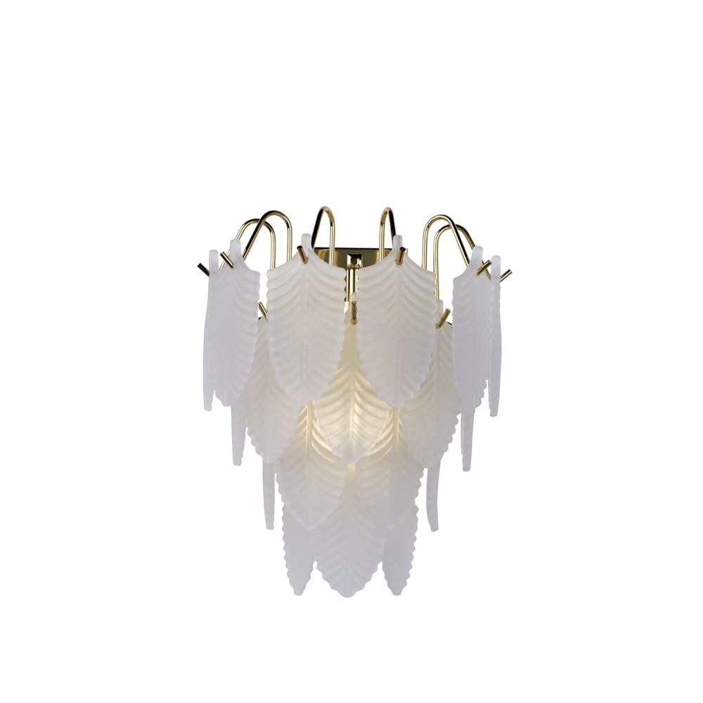 Wall light Feather 1-light gold