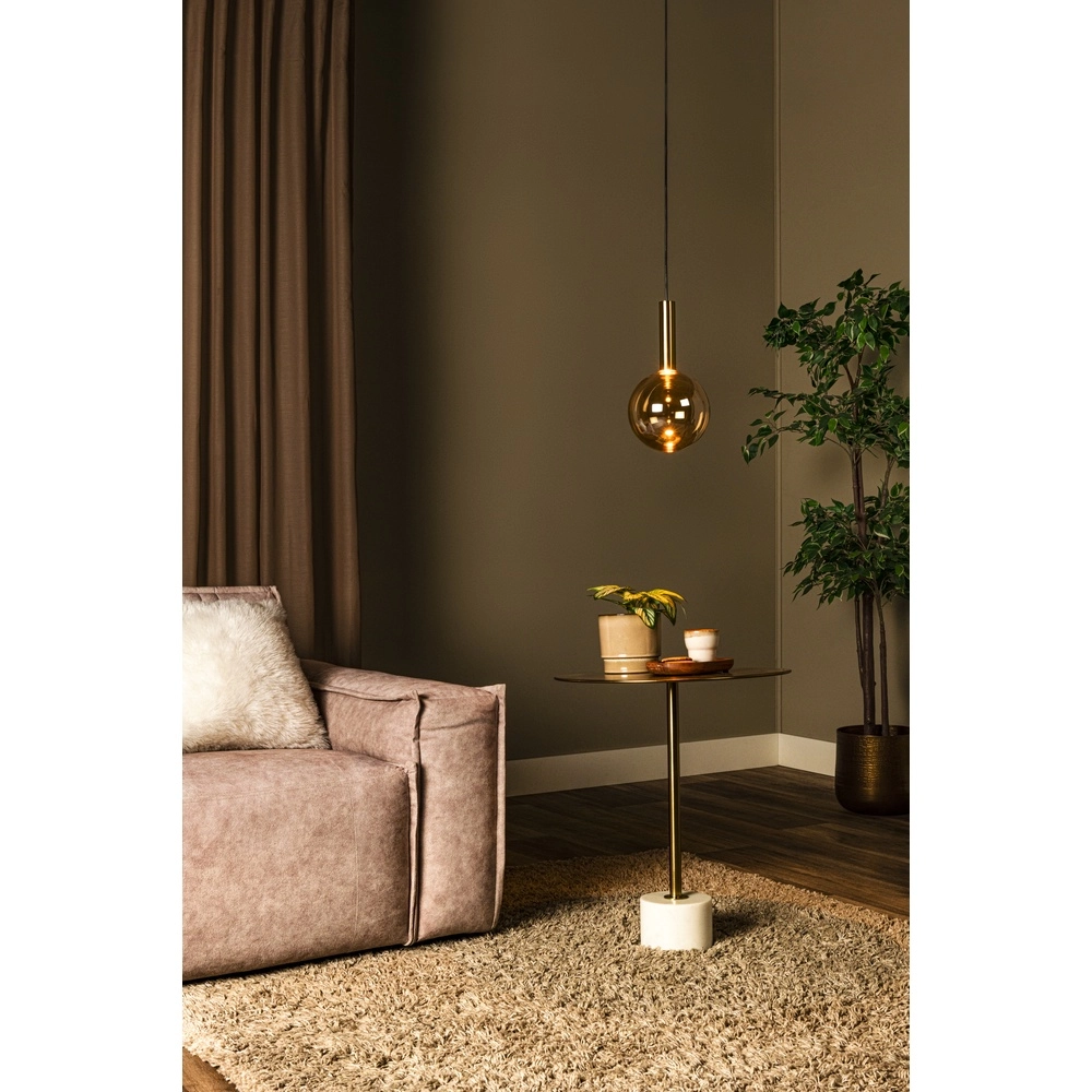 Pendant Pendant Lamp Josiane black with gold Lucide Vibes 5411212212269