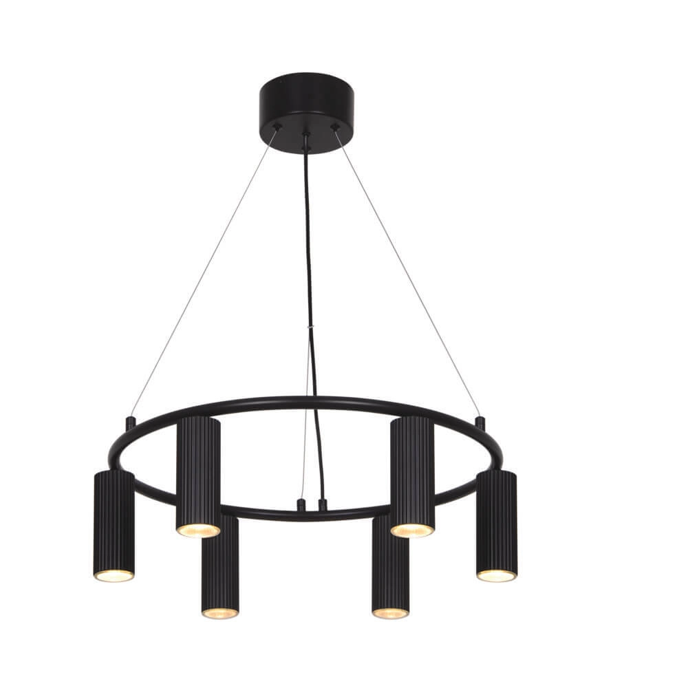 Design pendant lamp Vico black 6-lights Nordlux 5704924024481