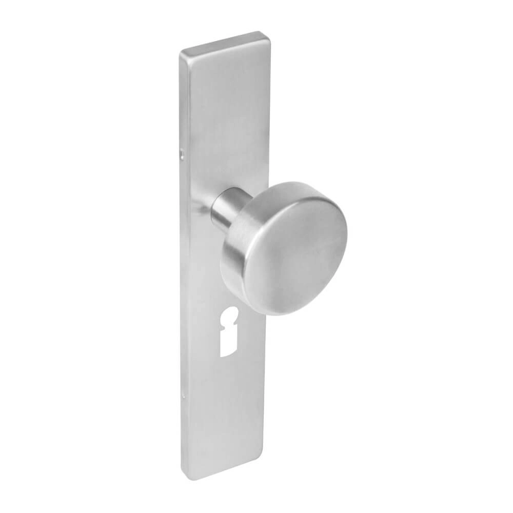 Doorknob straight Kurano Keyhole 56mm Stainless Steel