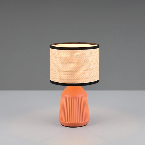 Table lamp Formentera Ø 16cm terracotta Trio 4017807692082