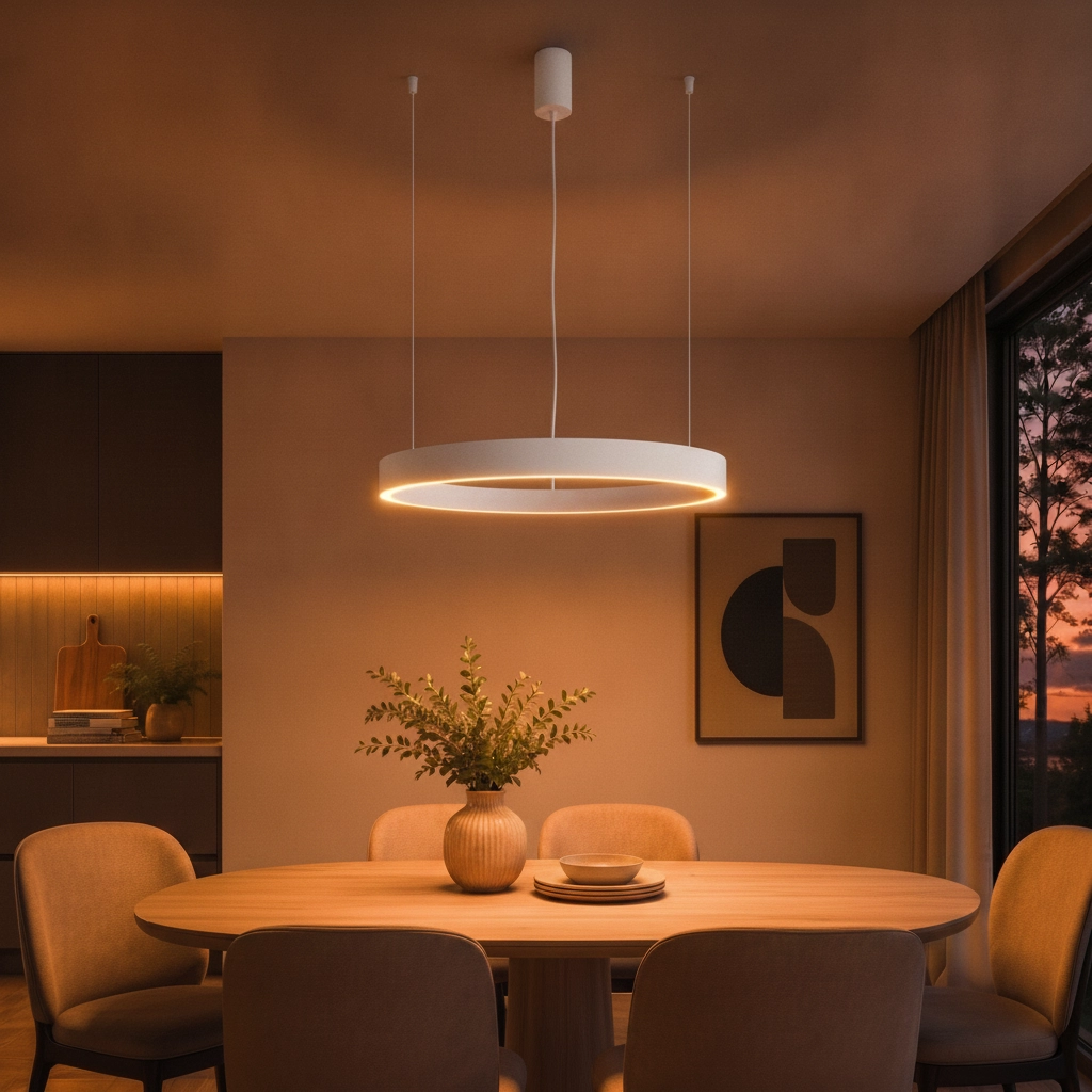 Pendant lamp Motif white Ø 60cm 3000K