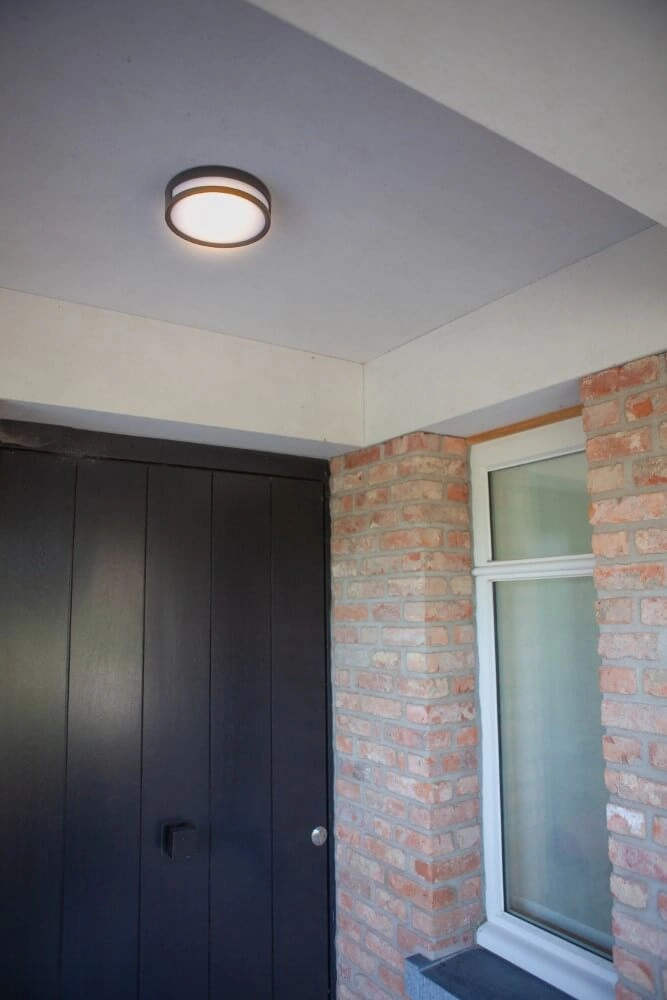Round wall lamp Rola black Lutec 6939412011653