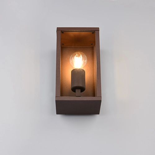 Modern wall lamp Garonne S rust brown Trio 4017807687378