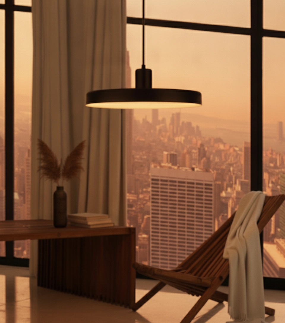 Design pendant lamp Chioto Ø 60cm black