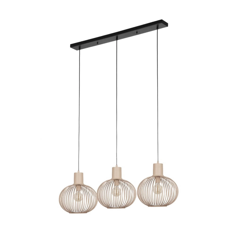 Dining room pendant lamp Gila 3-lights - sand Trio 4017807617580