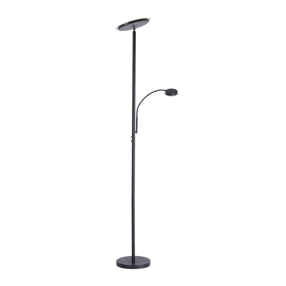 Black reading lamp Hans Just Light 4043689972998