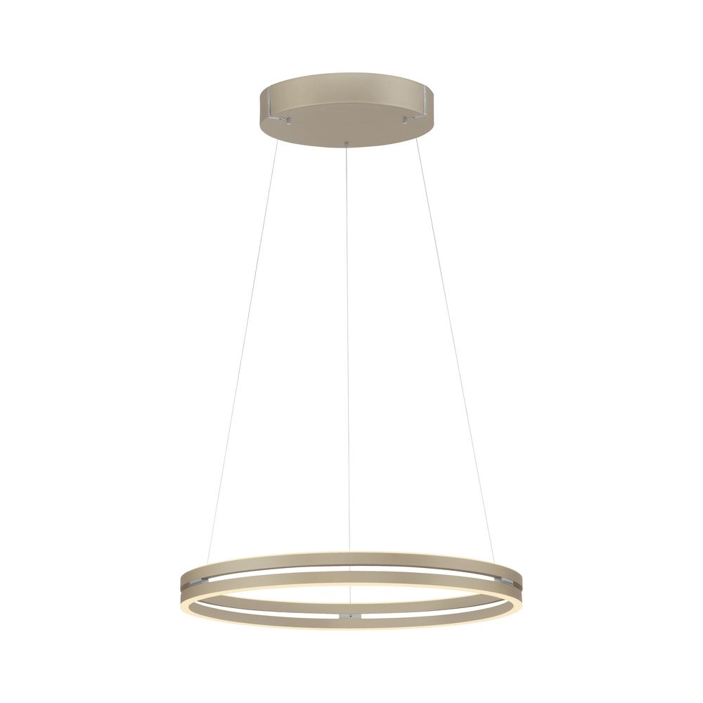 Office pendant lamp Pure E-Loop bronce - Ø 70cm Paul Neuhaus 4012248398364