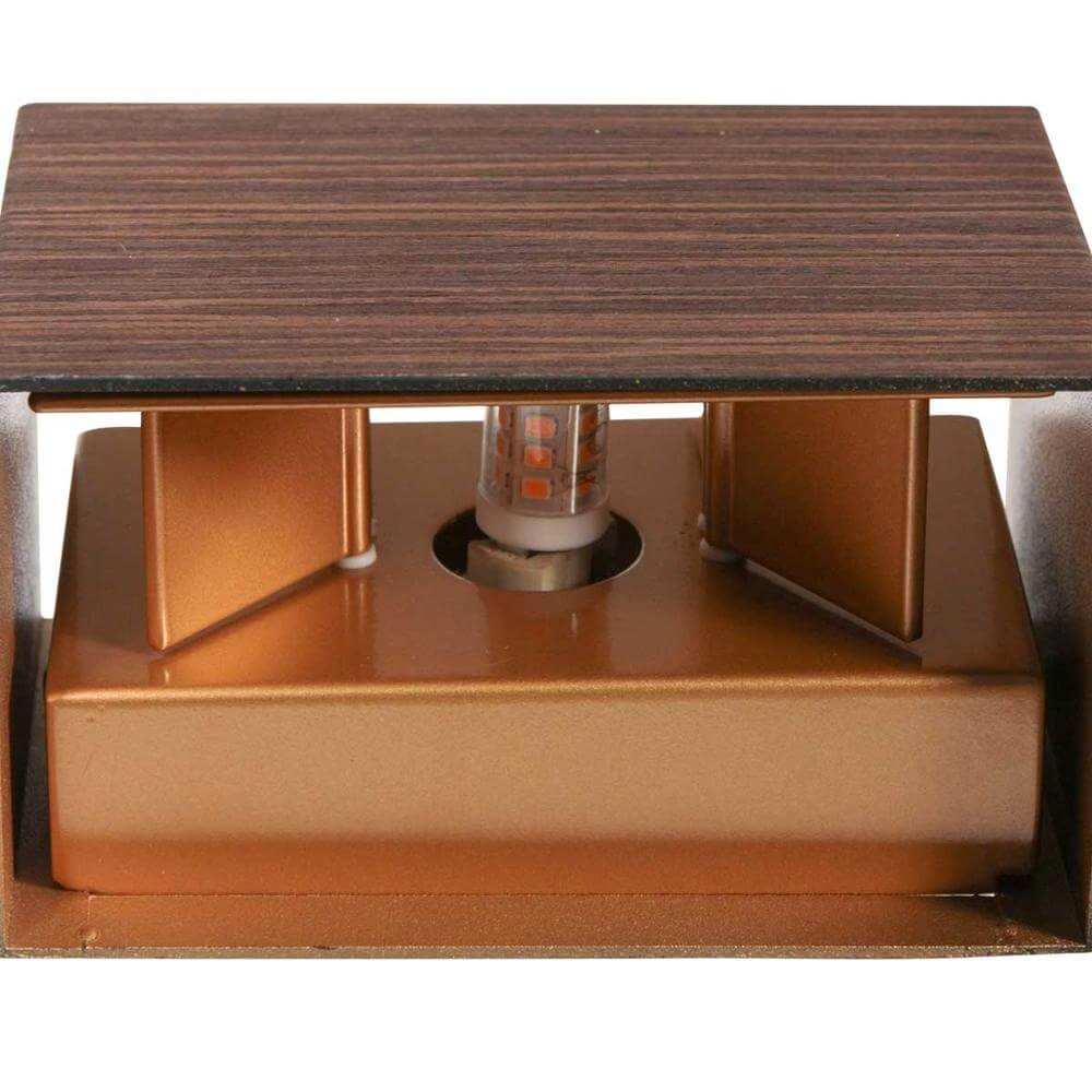 Wall lamp Muro Wood look Steinhauer 8712746177732