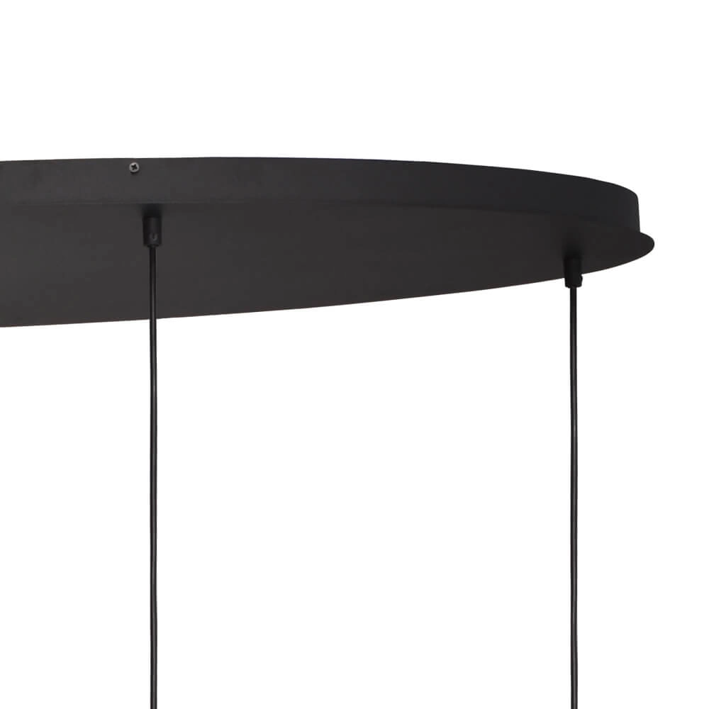 Hanging lamp Lava Oval 4x gold glass Ø 22.5cm Masterlight 8718121290065