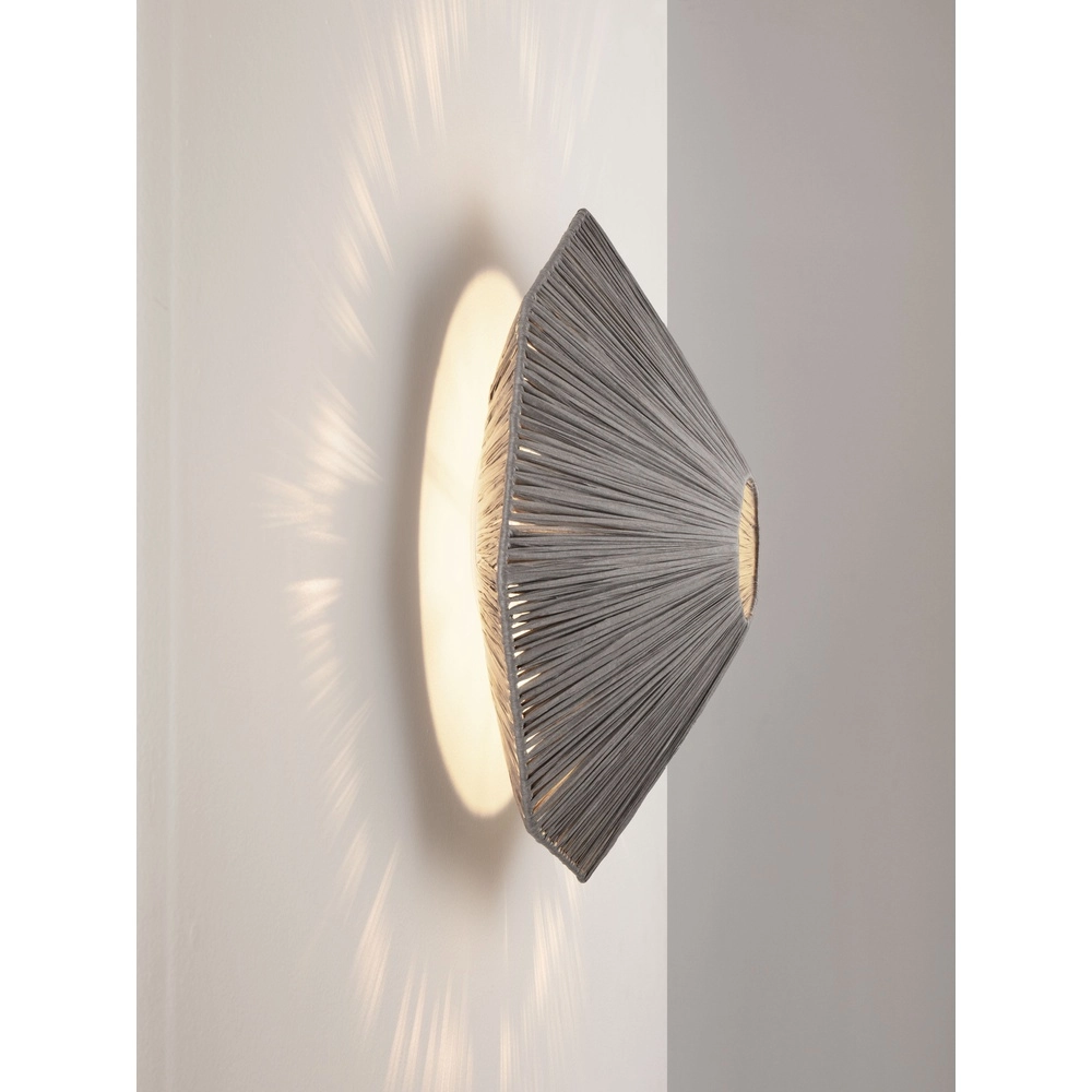 Wall lamp Elvio grey Ø 45cm Lyora 5212017493897