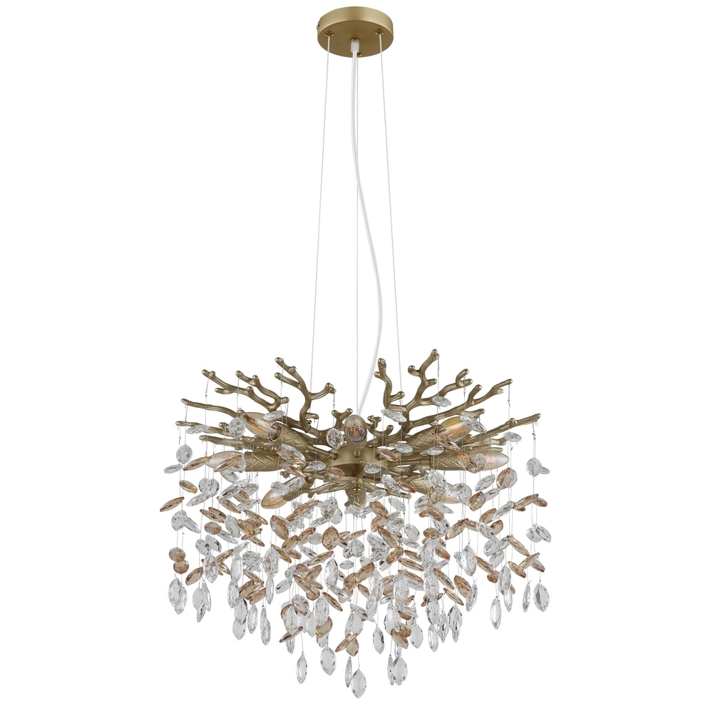 Pendant lamp Queena gold Ø 60cm Globo 9007371528677
