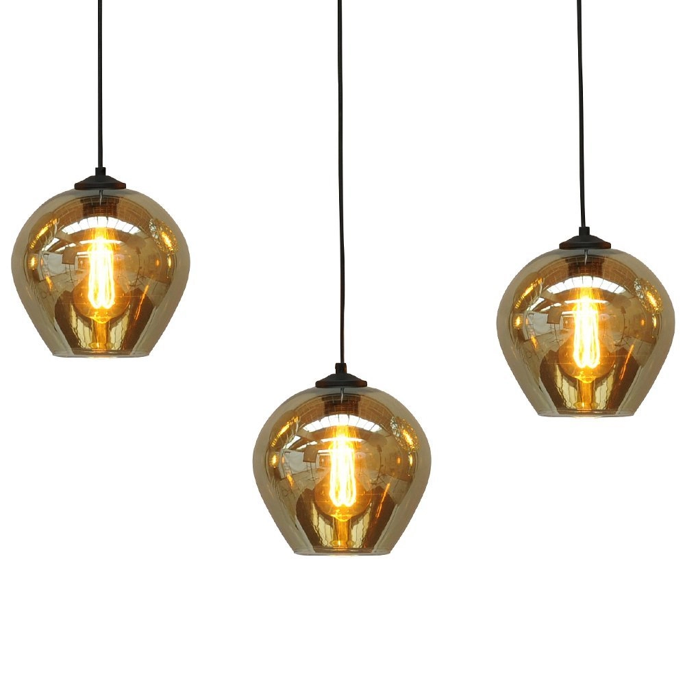 Hanging lamp Quinto 5 with glass shades Masterlight 8718121220024