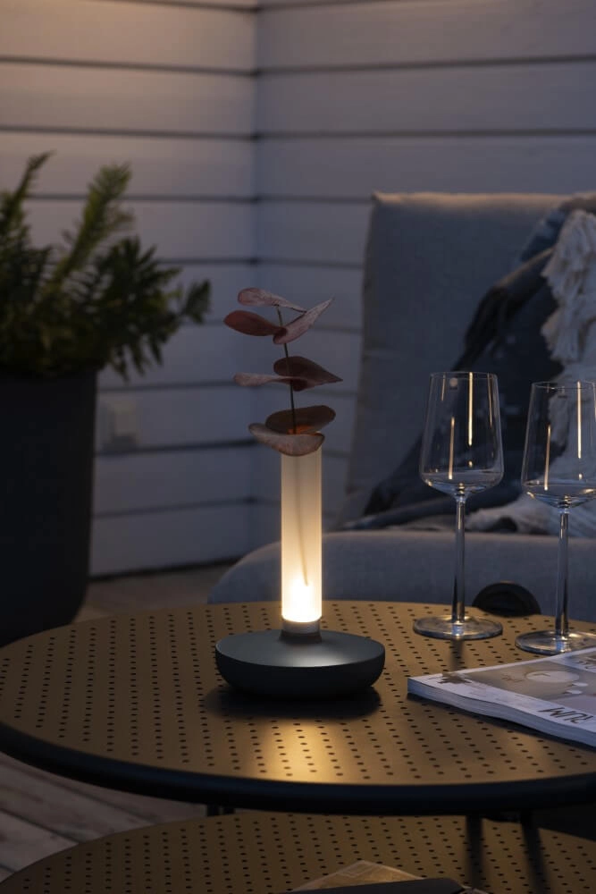 Rechargeable table lamp Biarritz anthracite KonstSmide 7318308273730