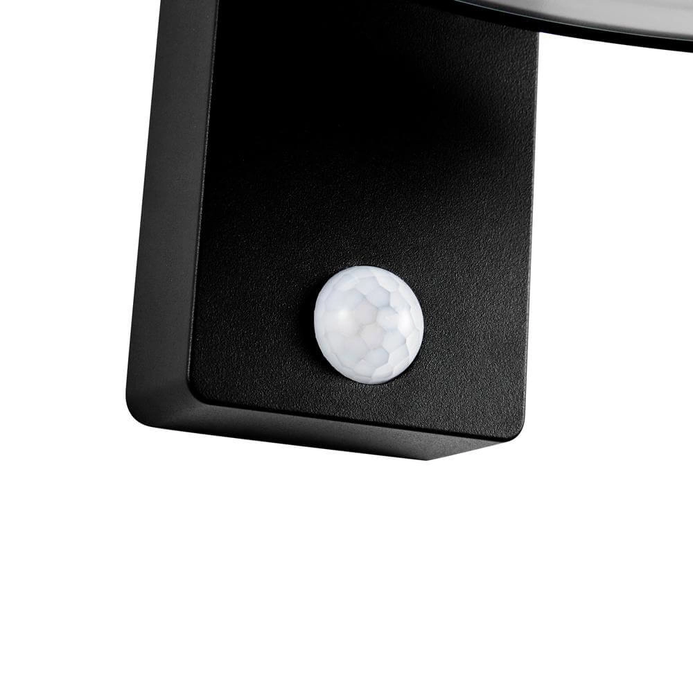 Solar wall lamp Justina black Nordlux 5704924017544