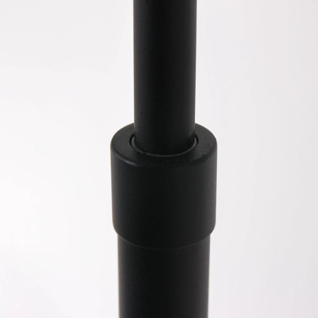 Black floor lamp Prestige Chic with cork cap Ø40cm Steinhauer 8712746180527