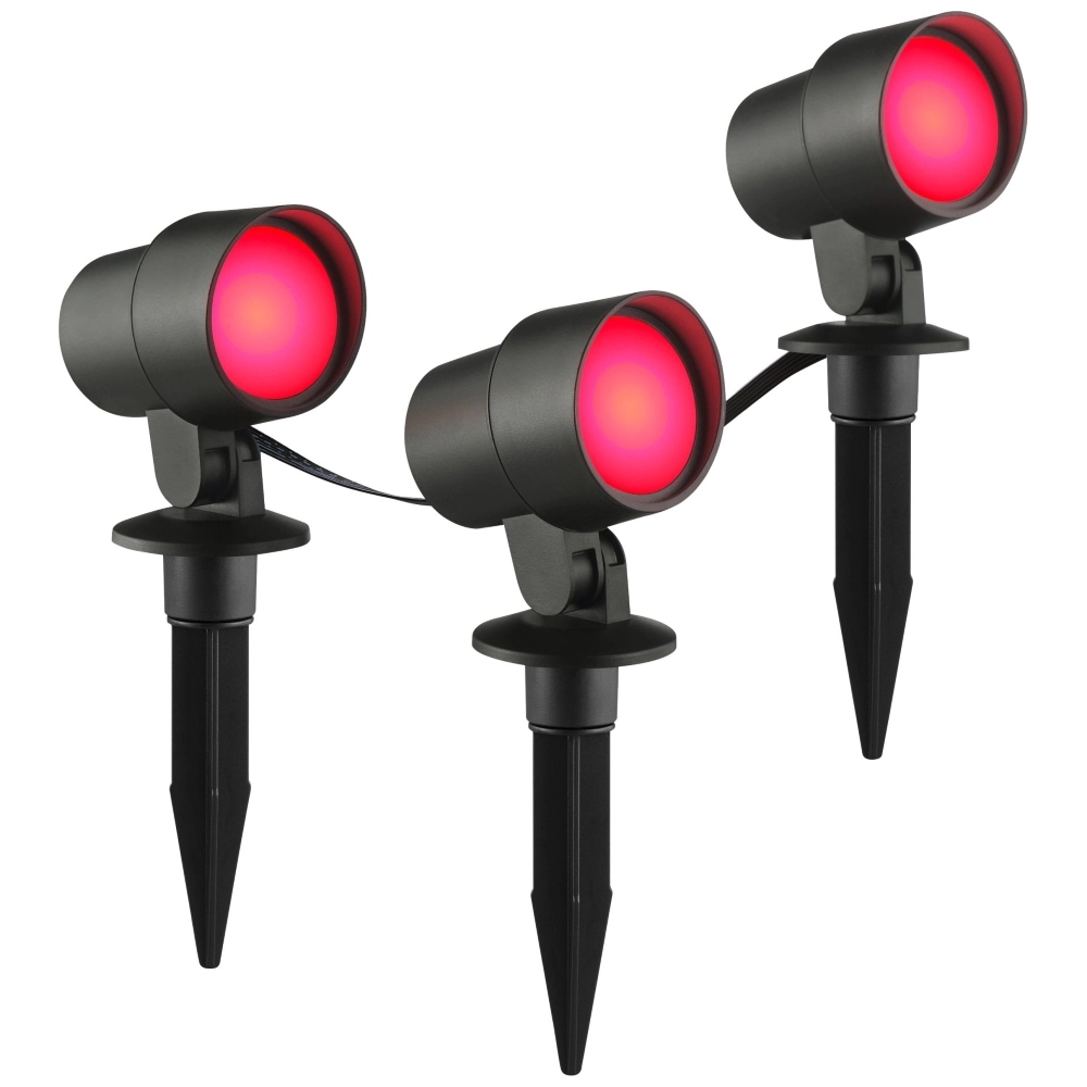 Smart spike light set Kamara RGB - 3 pieces - 3 meter cord and plug Brilliant 4004353453717