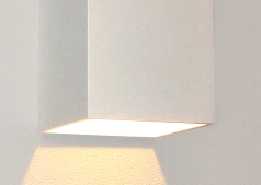 LED wall spot Vegas250 Up - Down 2x4w - 2700K - 25cm white Artdelight 8719831734573